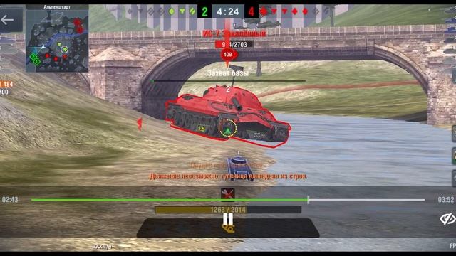 M60  наносим немного урона /Wot Blitz