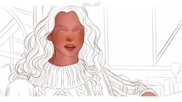 PROCREATE SPEEDPAINT // Anne Hathaway // Энн Хэтэуэй // 🤎🧸🥐