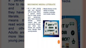 Media Literacy - Erasmus+