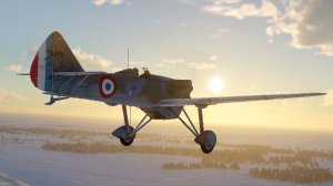 Бой на французском истребителе Девуатин D.510 Пальера в War Thunder.