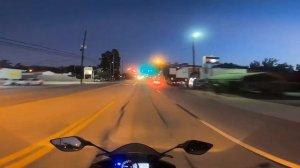 Texas Night Ride, Almost crashed!!! (Motovlog*2)