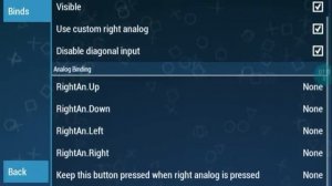 How to set custom right analog stick in ppsspp emulator