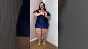 Fashion try on haul, Glamorous model,Plus size dresses 👗 Plus size haul