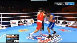 Bobo Usmon Baturov (UZB) - Agustin Arregui (ARG). Boks JCH-2019