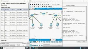 3.6.1 Packet Tracer - Implement VLANs and Trunking