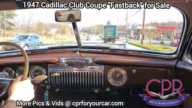 1947 Cadillac Club Coupe "Fastback" for Sale