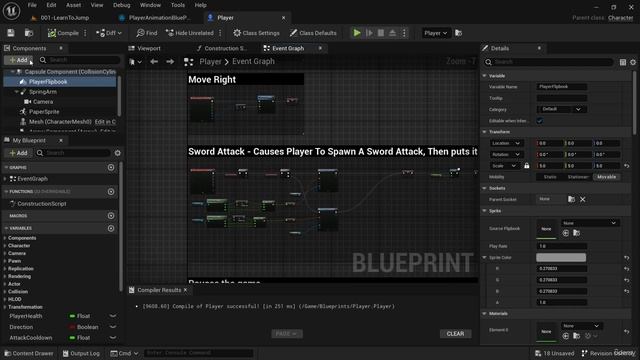 103. Setting Sprite Direction. Unreal Engine 5