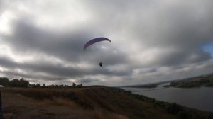 Параплан в динамическом потоке. Полёты на склоне Фатьяновка 29 августа 2020 года.