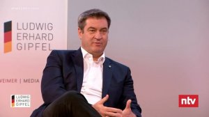 Ludwig Erhard Gipfel 2021 - Eröffnungstalk Ministerpräsident Dr. Markus Söder