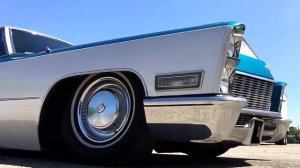 1968 Cadillac coupe deville air ride riding low