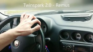 Alfa Romeo 156 V6 2.5 busso exhaust Lastovčić, Alfa Romeo 156 2.0 TS silencer Remus sound