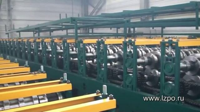 Полнокомплектная линия для профнастила Н44 смотреть онлайн