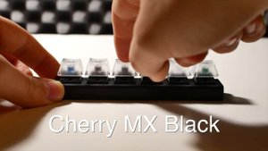 Cherry MX Switches Sound Comparison (Blue, Brown, Black, Red, White, Green)