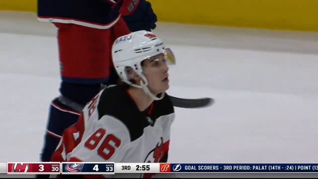 Joonas Korpisalo Great Glove Save on Jack Hughes (Jan. 8, 2022) смотреть онлайн