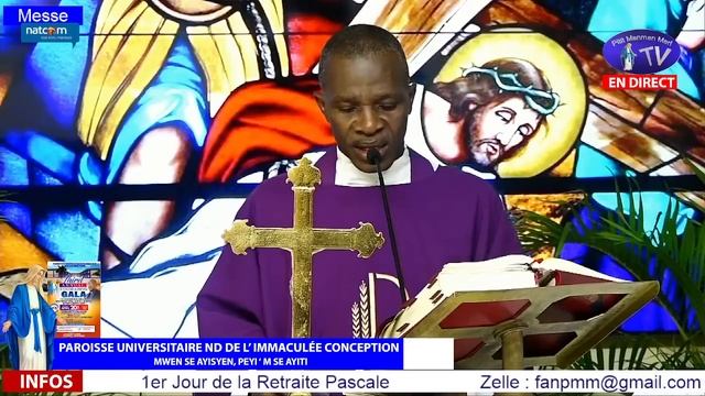 Lundi 25 Mars 2024 - Messe du Lundi Saint 1er Jour de la Retraite Pascale смотреть онлайн