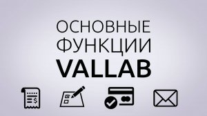 ОСНОВНЫЕ ФУНКЦИИ касс Vallab