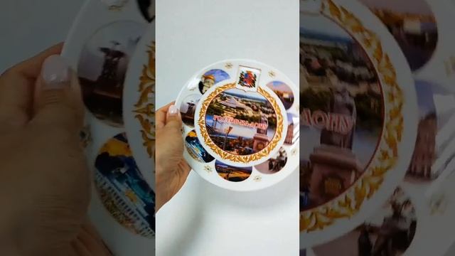 Сувенирные тарелки Ростов-на-Дону #сувенирыростовнадону #сувенирнаяпродукция #ростовнадону
