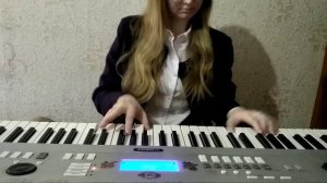 Музыка из телепередачи "В мире животных" кавер на  синтезаторе