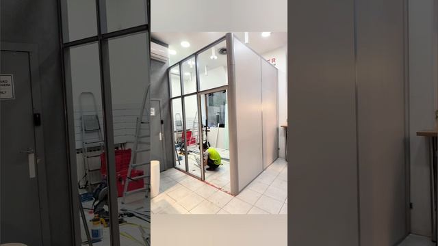 Комбинированная перегородка под любой вид деятельности.