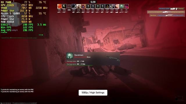 Counter Strike 2 AMD RX 7600 + Ryzen 5 5600X | 1080p All Settings Tested смотреть онлайн