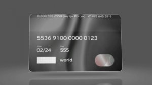 Создание 3D макета кредитной карты