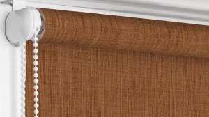 Пуэбло BLACK-OUT коричневый - обзор ткани для рулонных штор Рулонка.рус