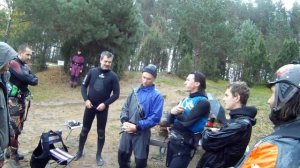 Кайтсерфинг 6 октября 2012 оз Иванковское Рязанская область