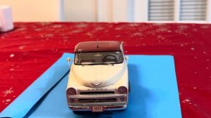 Dodge Sweptside 1957 D100 pickup Franklin Danbury Mint collection, scale 1:24 unboxing