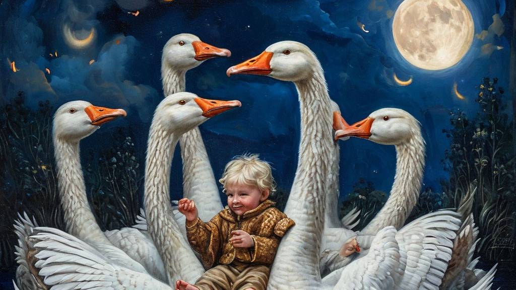 Сказка " Гуси - лебеди " смотреть онлайн