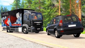 BeamNG Drive - Реалистичные автомобильные аварии и погони и ДТП. Бимка.