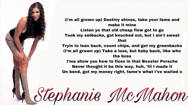 Stephanie McMahon 2002 Theme Song | All Grown Up | BellaMania смотреть онлайн