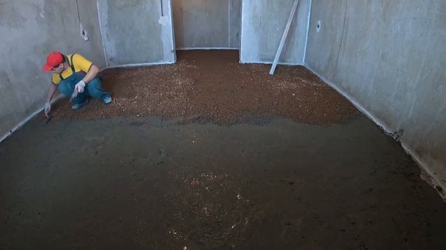 Как сделать облегченную стяжку с керамзитом! смотреть онлайн