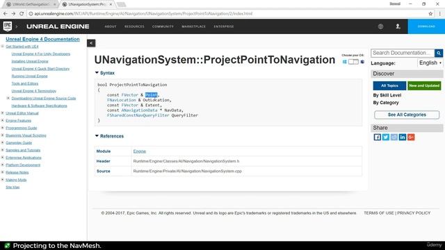 14. Projecting Onto The NavMesh