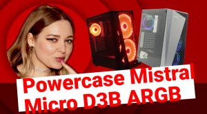 НИКС Компьютерный Супермаркет: видео про Корпус Powercase Mistral Micro D3B ARGB без БП с окном