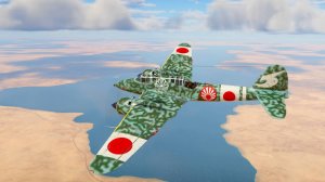 Бой на Kawasaki Ki-45 tei в War Thunder.