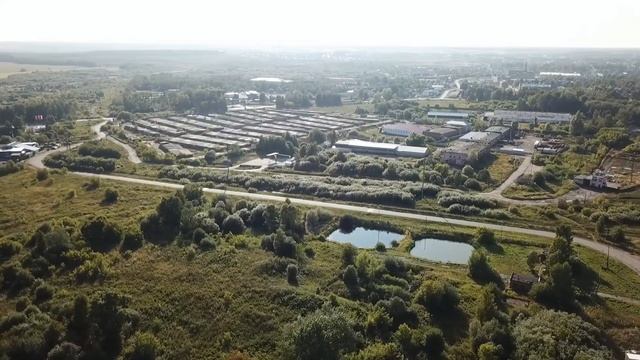Над Глазовом. Воскресные полетушки на Mavic.