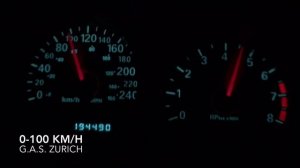 Chrysler PT Cruiser 2.0 0-100 km/h acceleration