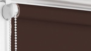 Омега темно-коричневый - обзор ткани для рулонных штор Рулонка.рус