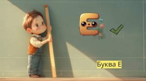 Веселая буква Е : Приключения в мире алфавита! - Детский образовательный мультфильм