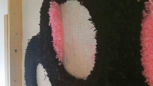 ПРОЦЕСС изготовления первого КОВРА 🧶✨🐾