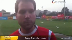 Renzo Revoredo habla sobre su lesión