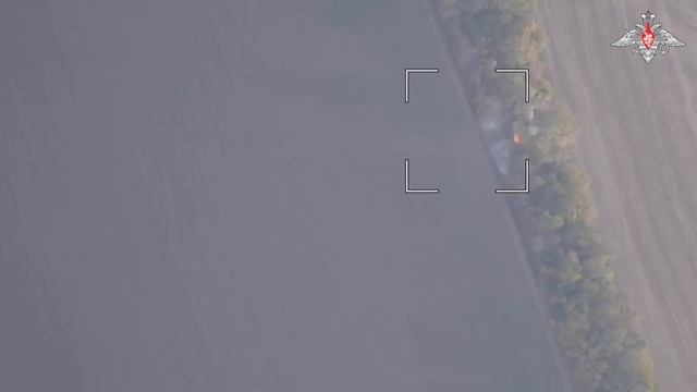 ‼️🇷🇺💥Прямое попадание "Ланцета" северян по зенитке ВСУ в Курском приграничье !!!