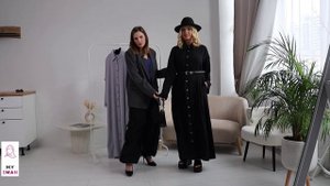 Стильное платье - рубашка для полных