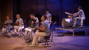 Performance of the "Volga Folk Band" by Dmitry Butsykov at the Samara Philharmonic