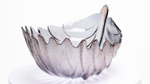 Ваза Ладья, 27-13 см, стеклянная, графит "Артикул 167580"