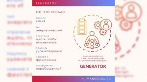 ДИЗАЙН ЧЕЛОВЕКА: ГЕНЕРАТОР (ОПИСАНИЕ)