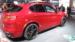 2018 Alfa Romeo Stelvio Crossover V6 505 HPat the 2016 LA Auto Show