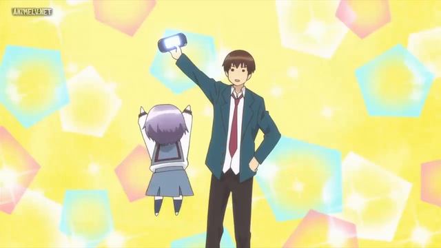 Nagato abraza a Kyon por quitarle su juego смотреть онлайн