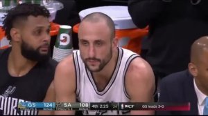 Manu Ginobili and Gregg Popovich share priceless moment