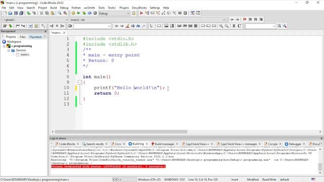 C for absolute beginners - Part 1